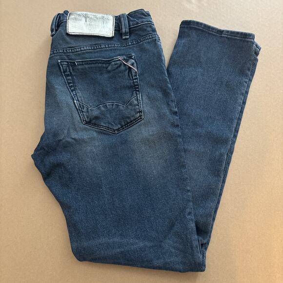 Cult of Individuality Jeans Mens 36X32 Fits 34x32 Punk Super Skinny Moto Denim